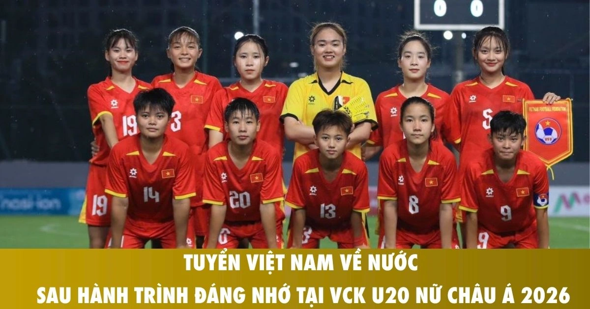tuyen viet nam ve nuoc sau hanh trinh dang nho tai vck u20 nu chau a 2026